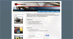 Desktop Screenshot of montservis-za.sk